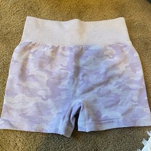 Size Small Workout shorts lavender colored